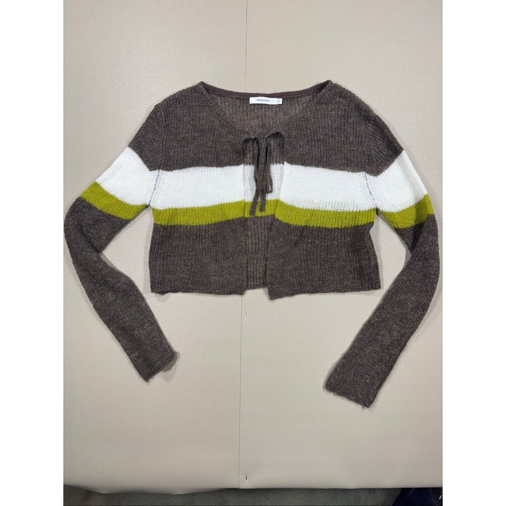 MOUSSY Tie Cardigan‎ in Colorblock *note